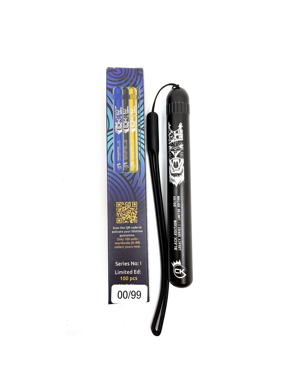 Premium Joint Tube — Cannabis King — Collector Edition 2026 — Lion King — Schwarz — 11x1.5cm
