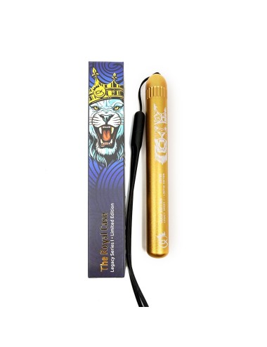 Premium Joint Tube —  Cannabis King — Collector Edition 2026 — Lion King — Gold — 11x1.5cm