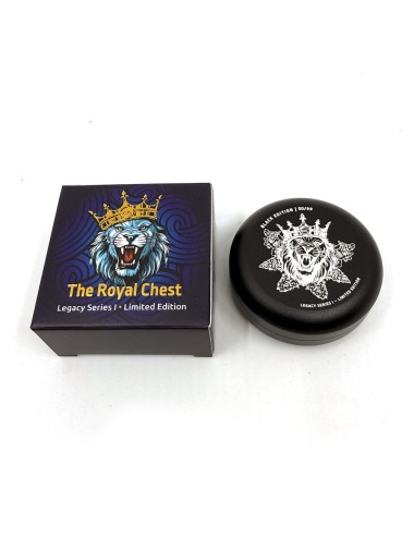 Premium Stash Box Mini — Cannabis King — Collector Edition 2026 — Lion King — Noir — 5.5x2.3cm