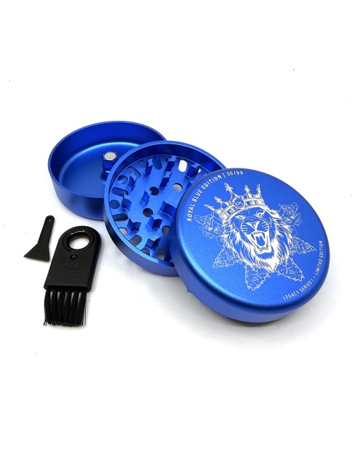 Magnetic Grinder —  Cannabis King — Collector Edition 2026 — Lion King — Blue — 62mm