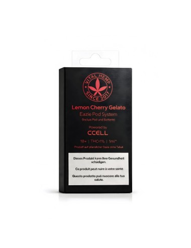 Kit Vape CBD Lemon Cherry Gelato 40% - Vital Hemp