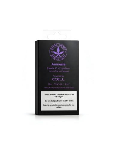 Kit Vape CBD Amnesia 40% - Vital Hemp