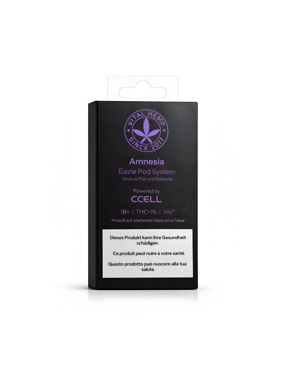 Kit Vape CBD Amnesia 40% - Vital Hemp