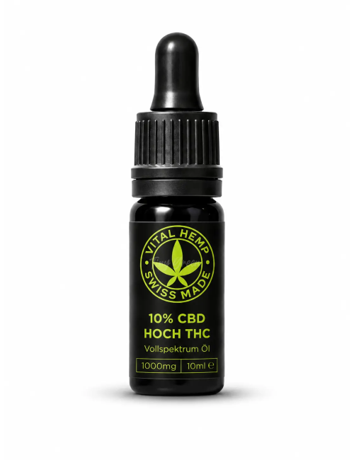 CBD Öl 10% Full Spectrum Vital Hemp | 1000mg Swiss Made MCT Bio