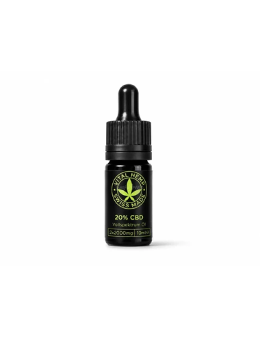 CBD Öl 20% Full Spectrum Vital Hemp | 2000mg Swiss Made MCT Bio