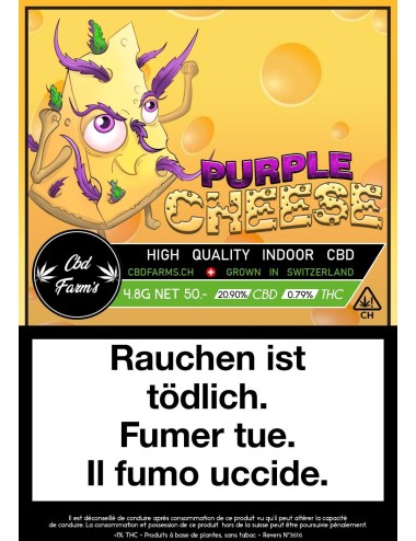 Purple Cheese - CBD Farm's - CBD Blüten