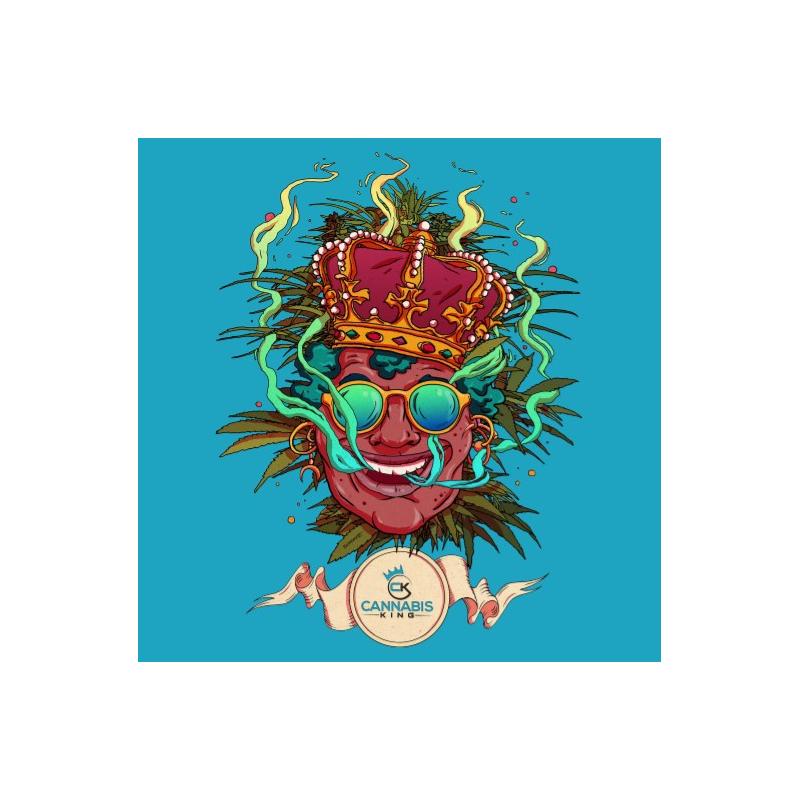 Sticker "Olivier Bonhomme" Blue - Cannabis King® Cannabis King ®