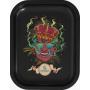 Mini Metal Tray Olivier Bonhomme Black - Cannabis King®