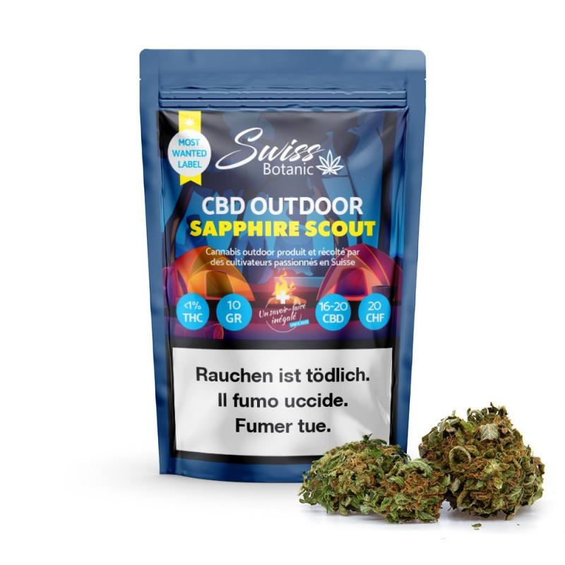 Sapphire Scout - Swiss Botanic - Cannabis CBD Switzerland Outdoor