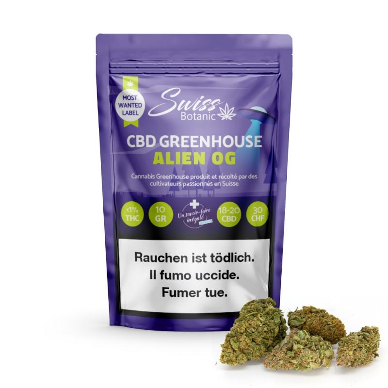 Alien OG - Swiss Botanic - Cannabis CBD Suisse Greenhouse