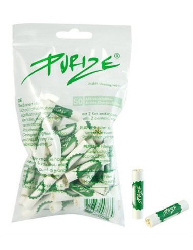 Active Charcoal Filters Regular - 50 pces - Purize