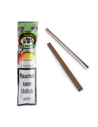 Blunt Wrap Double Platinum "Jamaican Rum" - Blunt Wrap