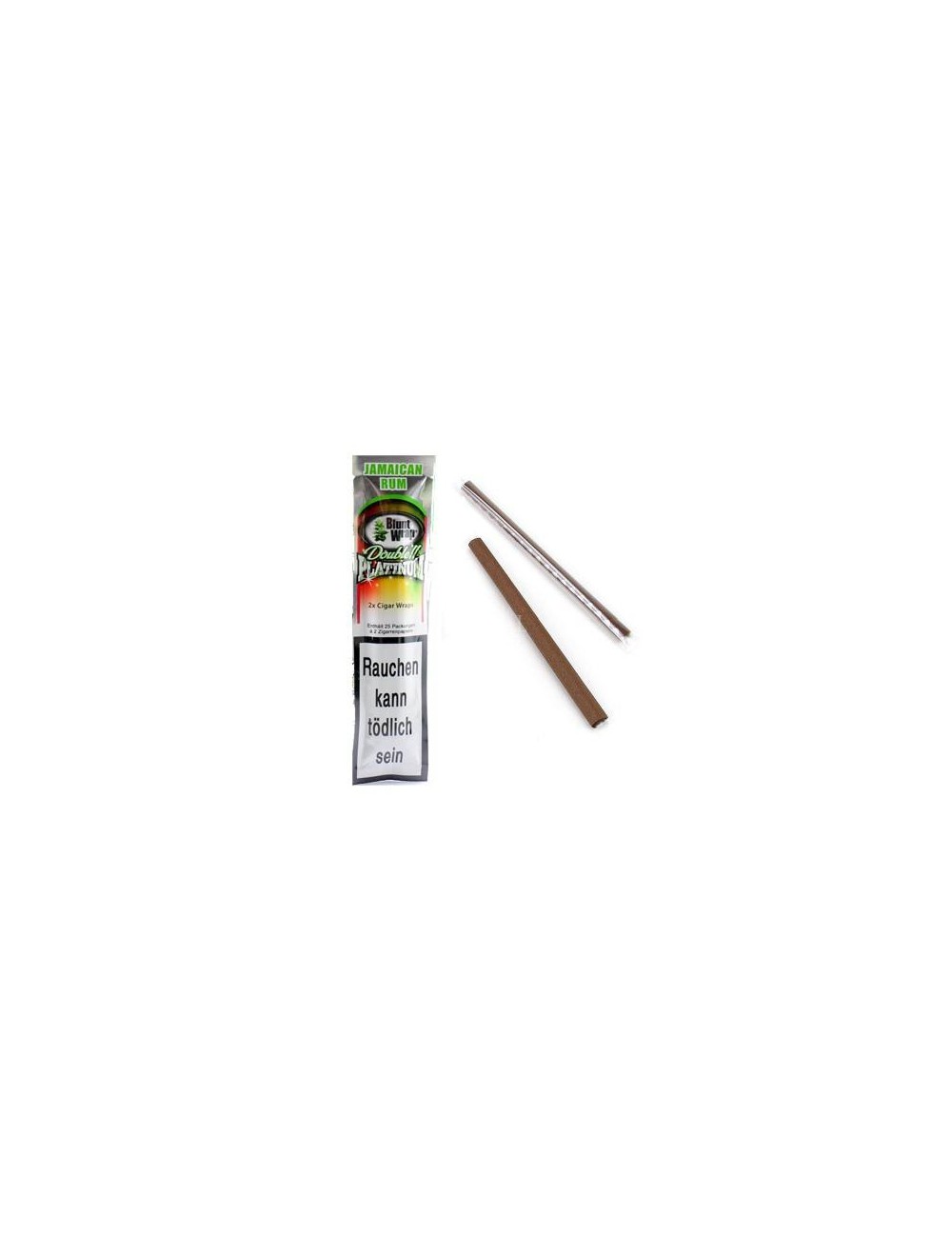 Blunt Wrap Double Platinium "Jamaican Rum" - Blunt Wrap