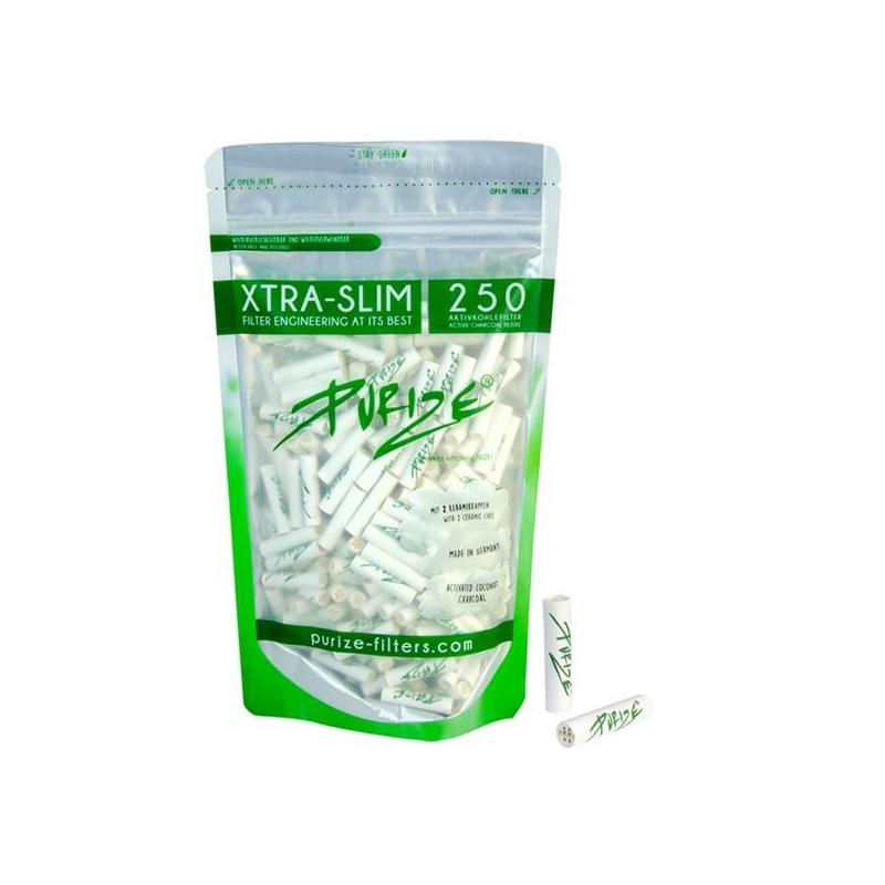 Aktivkohlefilter Xtra Slim - 250 stck - Purize