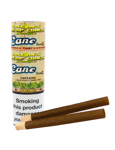 Blunt Pré-Roulé Hemp Cones Xtraslo - "Cane" Goût Canne à Sucre - Cyclones
