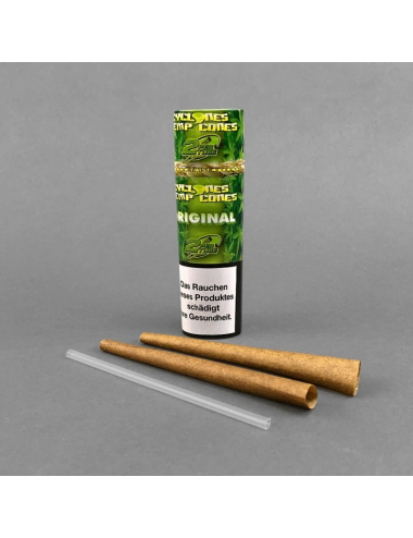 Pre-Roll Hemp Cone Xtraslo Blunt - "Original" - Hanf-Geschmack - Cyclones