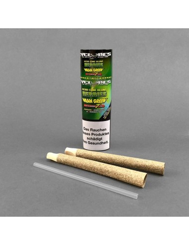 Blunt Pré-Roulé Herb Cones Herbies - "Mean Green" Goût Herbes - Cyclones