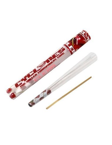 Pre Rolled Transparent Cone "Clear" - Kirsche Geschmack - Cyclones