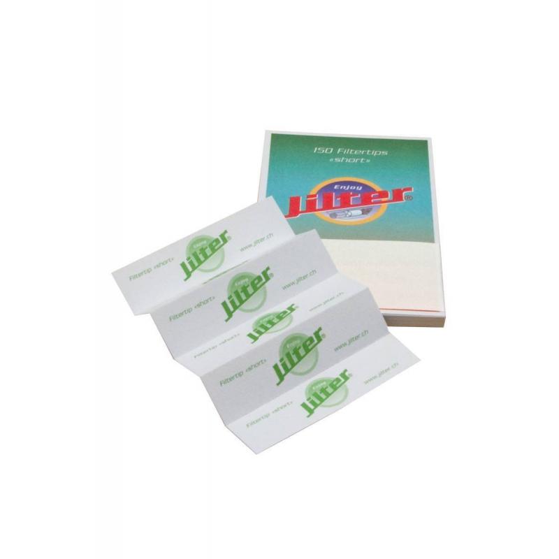 Filtertips Green "Short" - Carton à Filtres Pré découpé - Jilter® Jilter®