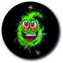 "Red King Bud" Round Sticker By Dennis Gabbana - Cannabis King® Cannabis King ®