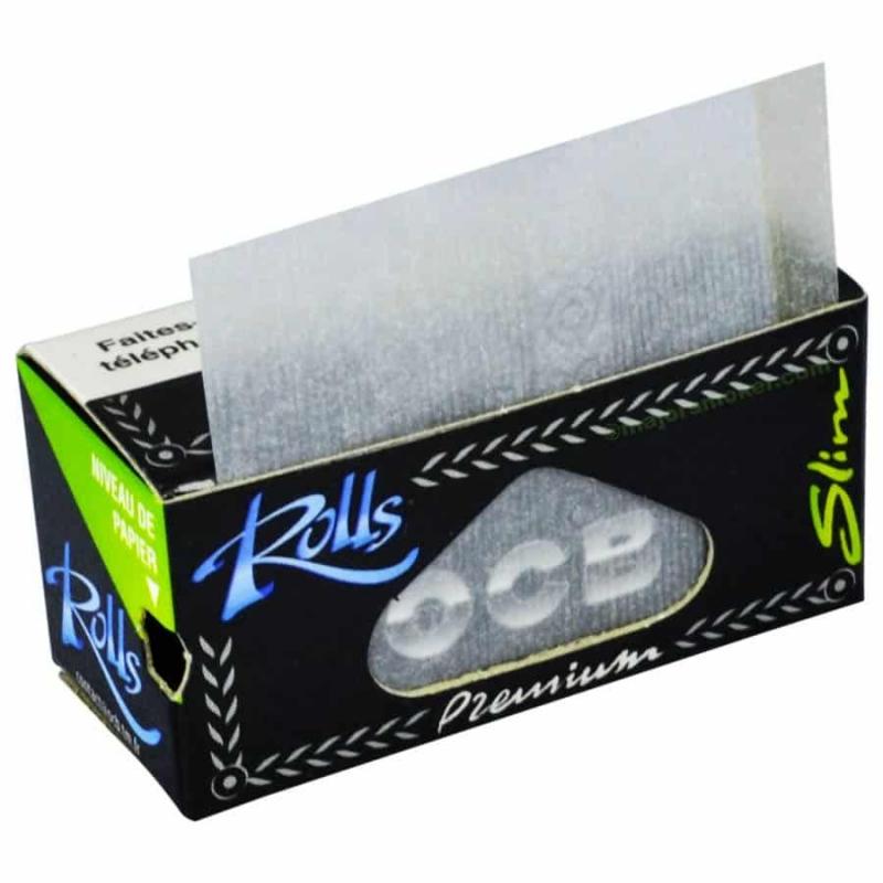 Rouleau de papier à Rouler 4m - OCB Rolls Premium Slim Feuilles à rouler