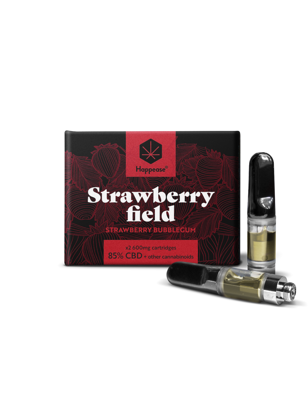 Vappease Cartouches de Recharge - Strawberry Field - Happease