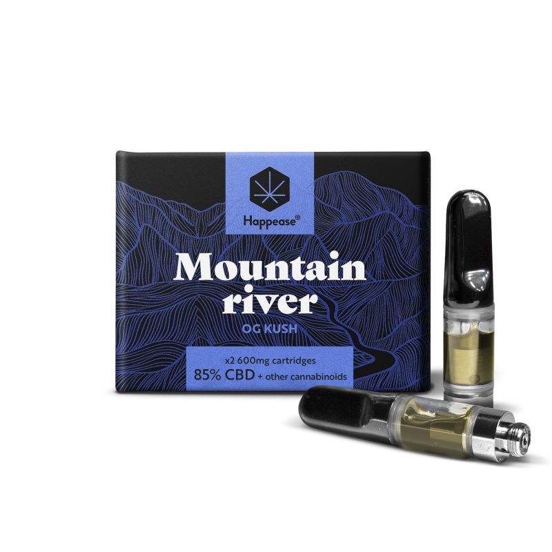 Vappease Cartouches de Recharge - Mountain River - Happease Cartouche Recharge