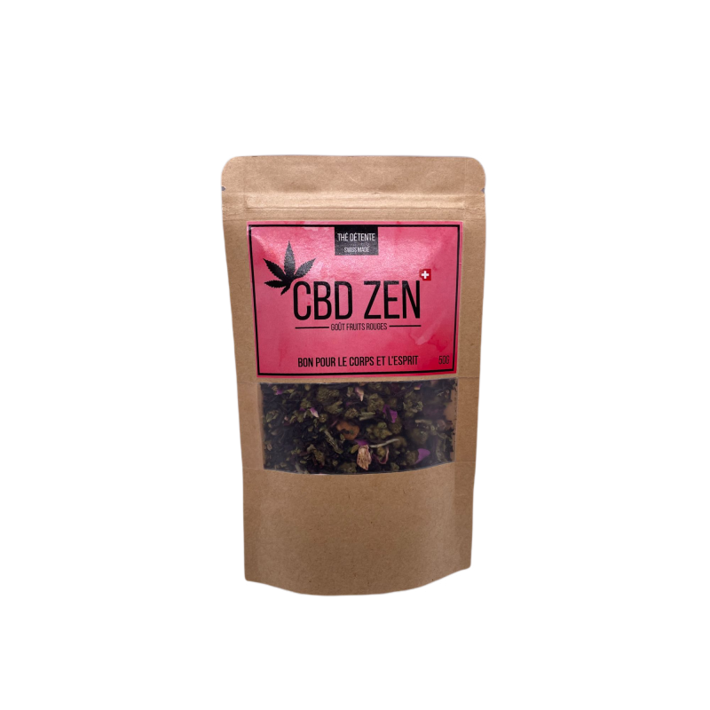 Black Tea Red Berry Flavour Containing CBD - CBD-Zen