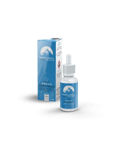 Huile CBD 11% Broad Spectrum - Natural Blue Dreams