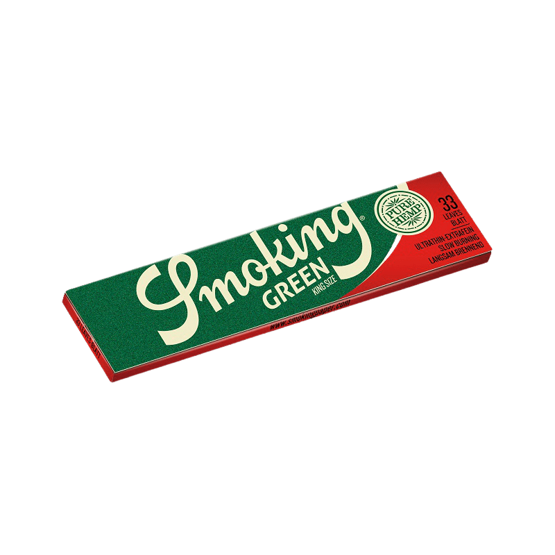 Rolling papers - Smoking Green King Size Rolling sheets