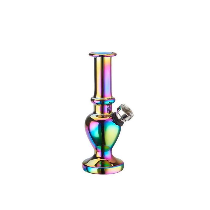 Glass Bong Small "Rainbow" - 12.5cm Bang