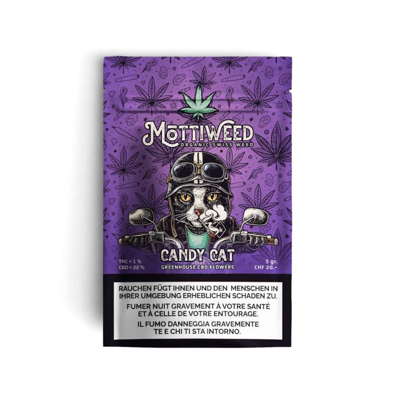 Candy Cat - Mottiweed - Cannabis CBD Suisse Greenhouse