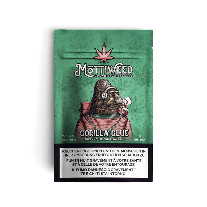 Gorilla Glue - Mottiweed - Cannabis CBD Schweiz Greenhouse