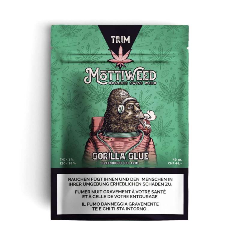 Gorilla Glue Trim - Mottiweed - Cannabis CBD Suisse Trim