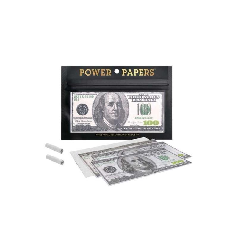 Rolling papers 100 Dollar - Super King Size + filters Rolling sheets