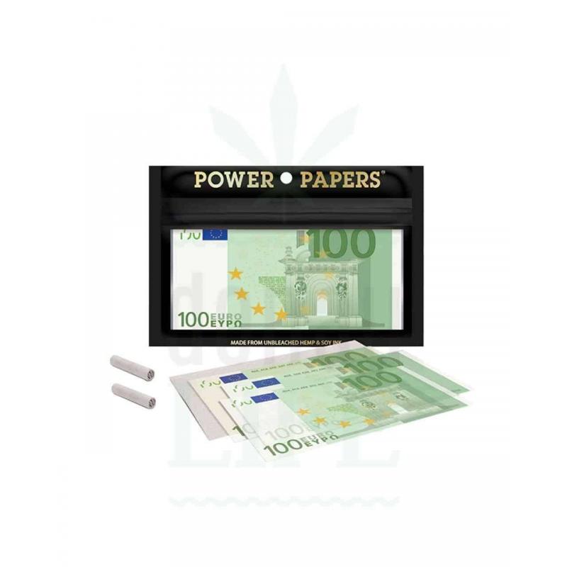 Rolling papers 100 Euros - Super King Size + filters Rolling sheets