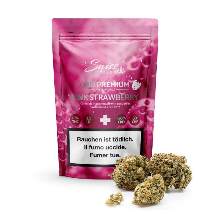 Pink Strawberry - Swiss Botanic - Cannabis CBD Suisse Indoor